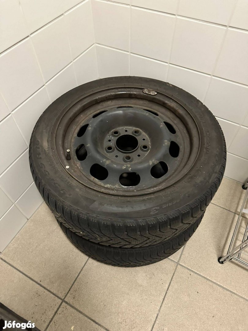 195/55R16 Pirelli téli gumi [2db] felnin (BMW1, stb.)